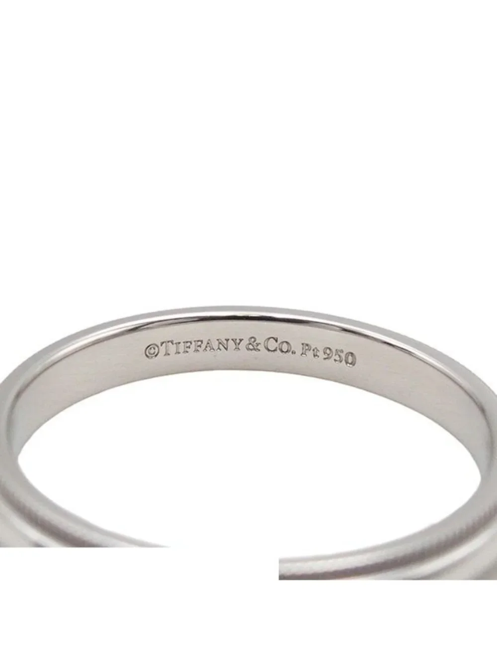 Tiffany & Co Milgrain Band Platinum 950 Ring